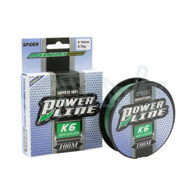 Шнур POWER LINE K6 100M 0.18 - 0.30