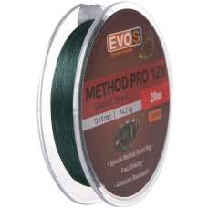 Шнур EVOS METHOD FEEDER PRO 12X SPECIAL BRAID 20м 0.25мм 39кг