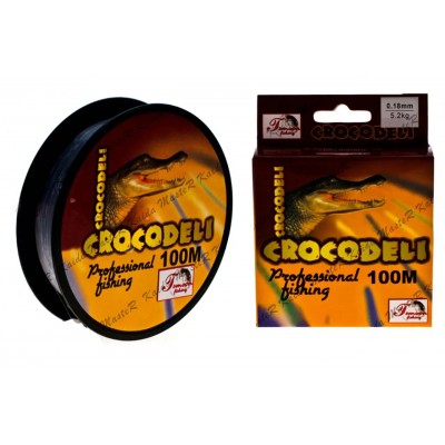 Леска CROCODELI 0.30мм 10.1кг/100м