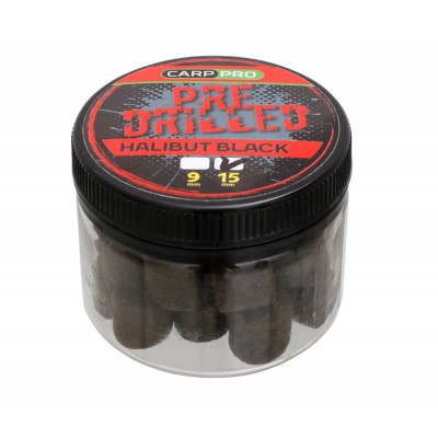 Насадочный пеллетс Carp Pro Black Pre-Drilled Halibut 14 мм