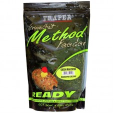 Прикормка TRAPER Method Feeder Green Marzipan 750гр